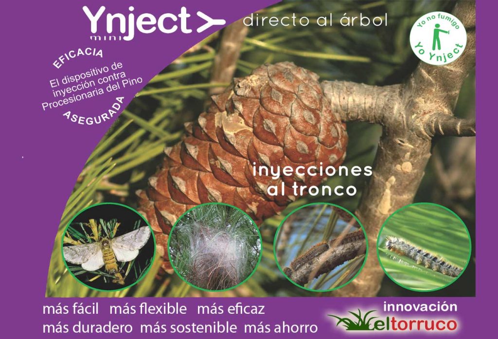 procesionaria, pino, centro de jardineria, plantas, viveros, fertinject, ynject, villanueva de la serena, don benito, badajoz
