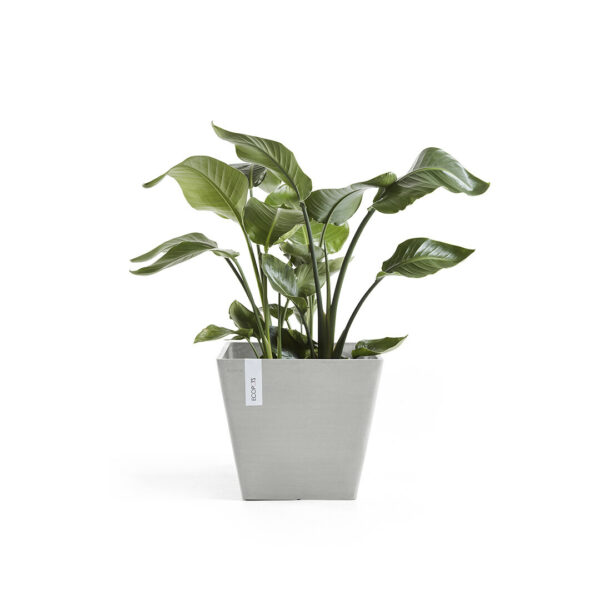 Ecopots Rotterdam 30 White Grey - Imagen 3